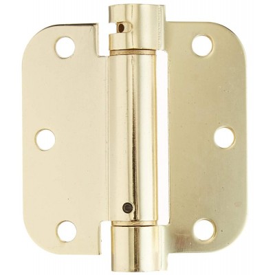 Stainless steel 2.7mm Brushed Brass Spring Door Hinge